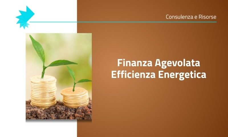 Finanza agevolata ed efficienza energetica