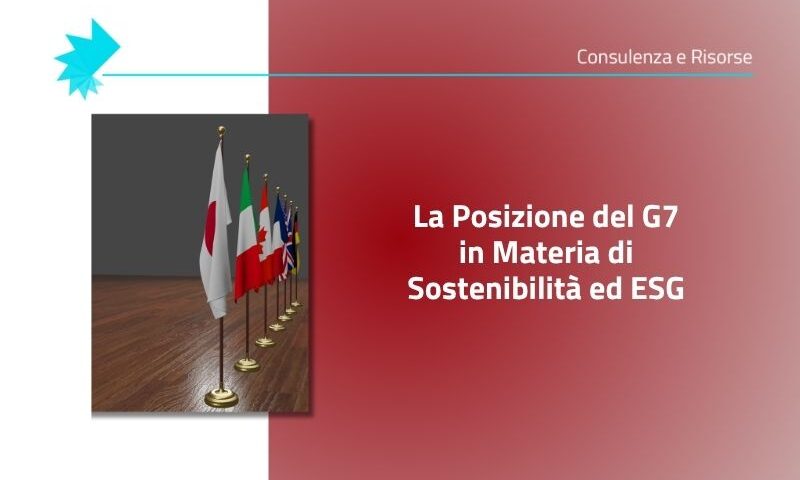 sostenibilità ed esg