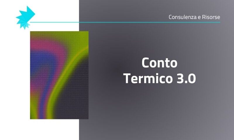 conto termico 3.0 novità